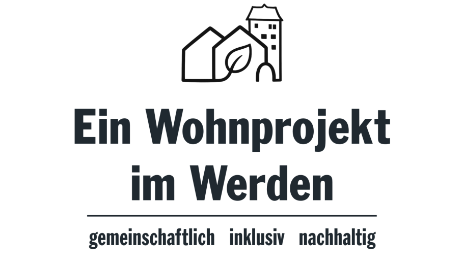 Wohnprojekt Hersbruck – Jetzt Mitgestalten! Logo der Initiative Wohnprojekt Hersbruck mit dem Slogan: Ein Wohnprojekt im Werden – gemeinschaftlich, inklusiv, nachhaltig.